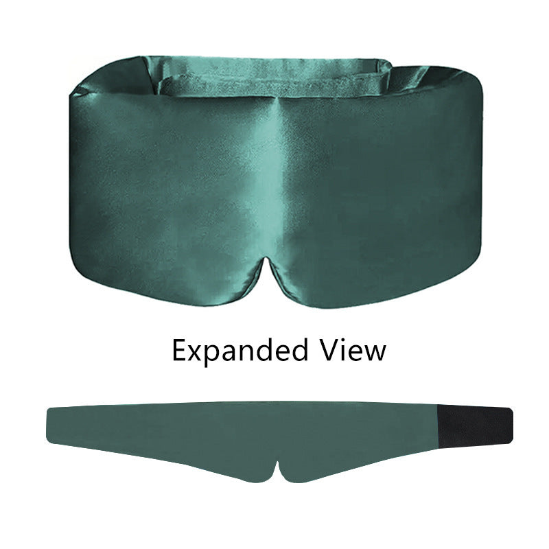 Silk-like Bamboo Fiber Stretch Satin Velcro Eye Mask