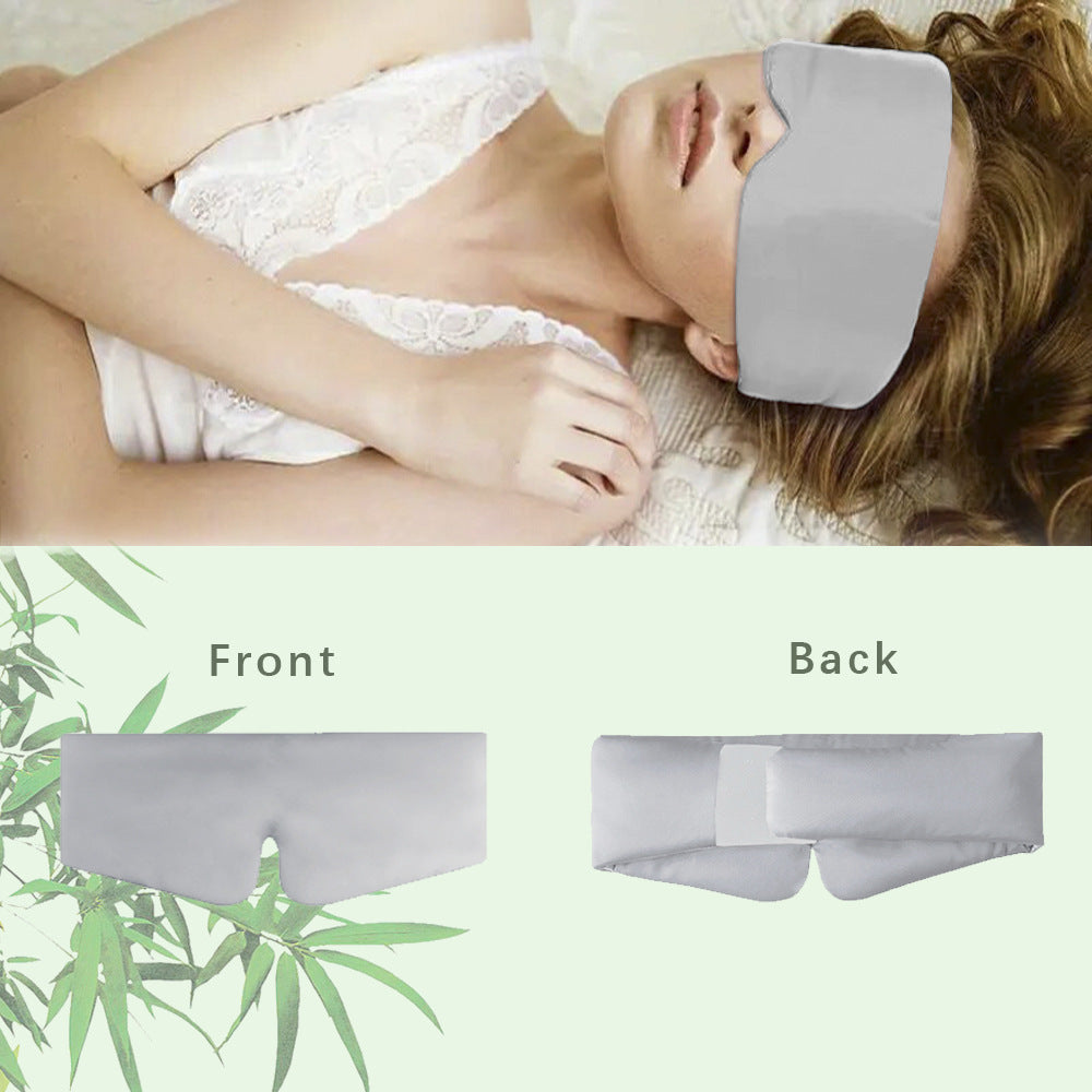 Silk-like Bamboo Fiber Stretch Satin Velcro Eye Mask
