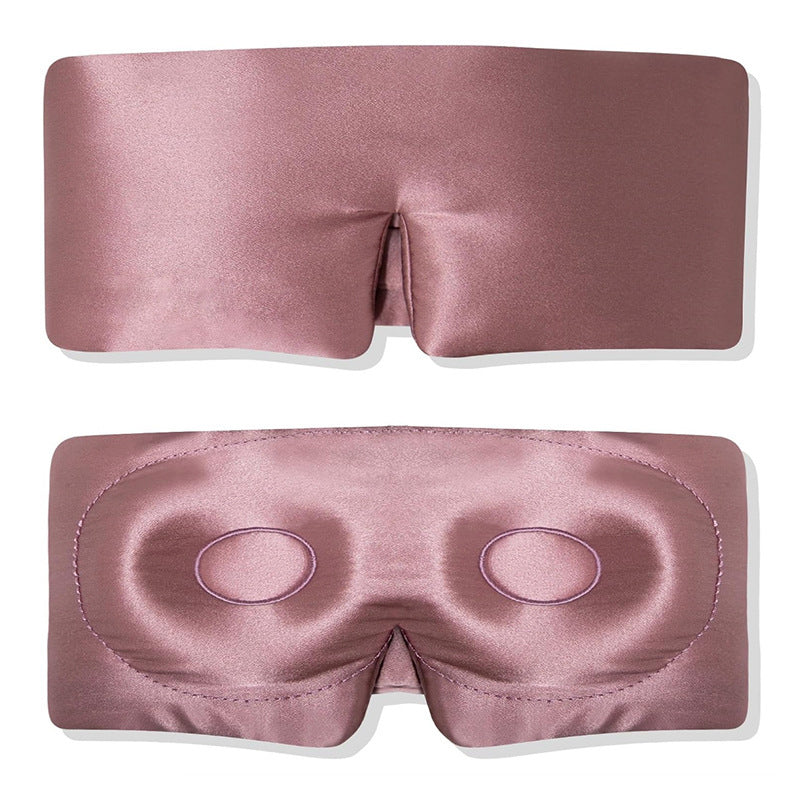 Masque de nuit en soie – Maintien doux, sans pression, opacité maximale