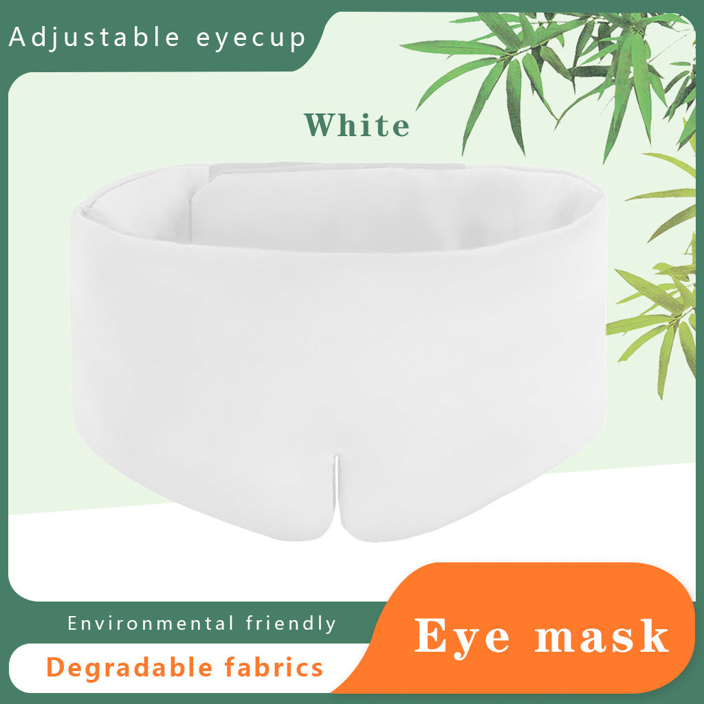 Silk-like Bamboo Fiber Stretch Satin Velcro Eye Mask