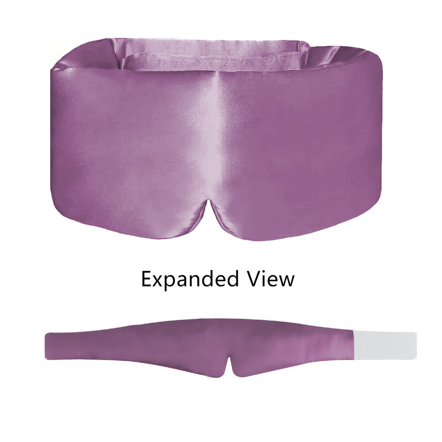 Silk-like Bamboo Fiber Stretch Satin Velcro Eye Mask
