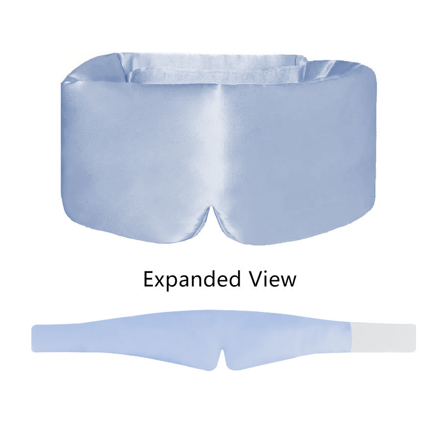 Silk-like Bamboo Fiber Stretch Satin Velcro Eye Mask