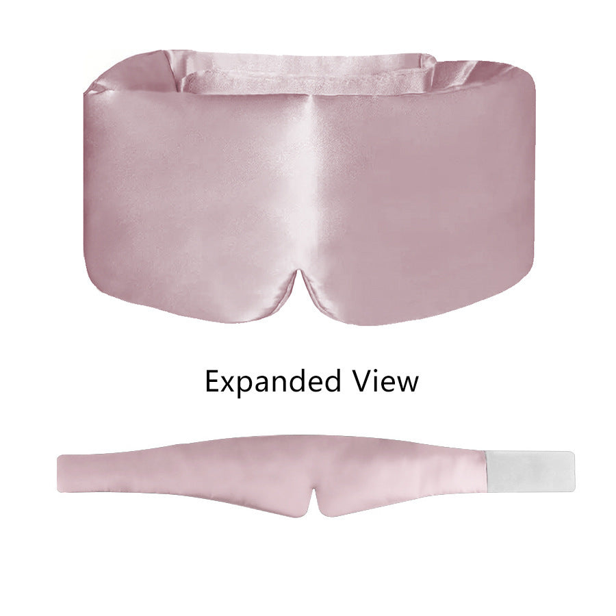 Silk-like Bamboo Fiber Stretch Satin Velcro Eye Mask
