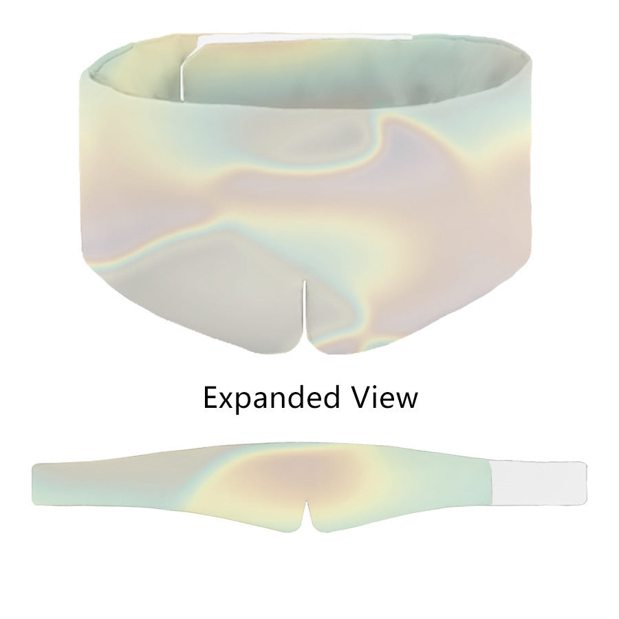 Silk-like Bamboo Fiber Stretch Satin Velcro Eye Mask