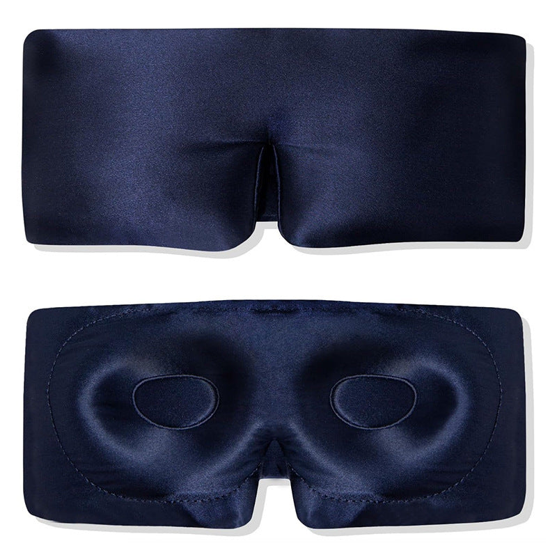 Masque de nuit en soie – Maintien doux, sans pression, opacité maximale