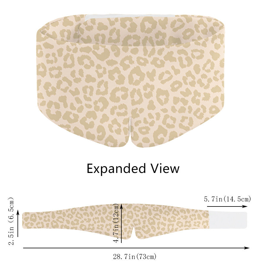 Silk-like Bamboo Fiber Stretch Satin Velcro Eye Mask
